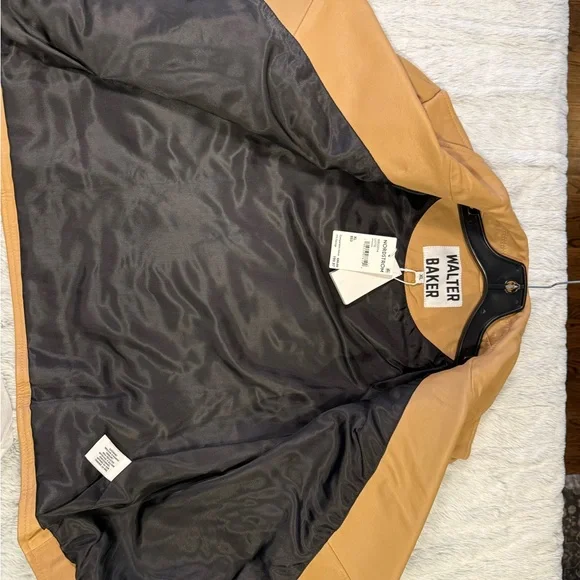 Walter Baker Tan and Black Jacket - Picture 2 of 9